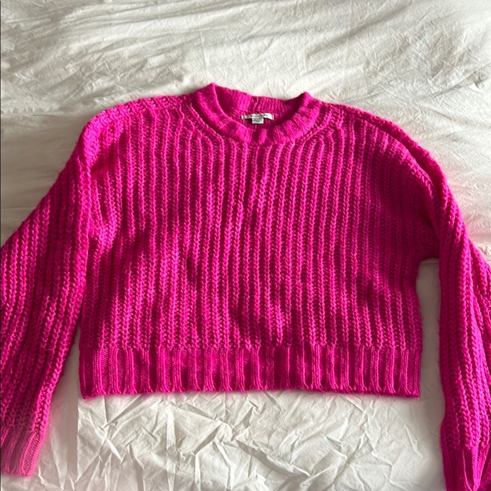 Pink Knit Women's Sweater